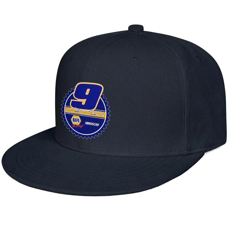 Chase Elliott No9 Herren- und Damen-Baseballkappe mit Snap-Back, individuell personalisiert, Hip Hop, flache Krempe, NASCAR 9 Logo 9 2019 Hooters Ora4223178