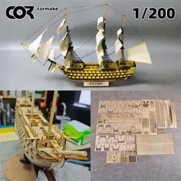Kits De Modèles De Bateaux en Bois – Ensemble De Yacht À Propulsion Électrique, D'assemblage Scientifique DIY, Jouet Éducatif STEM | Projet D'artisanat Créatif, Bateau À Voile Motorisé pour Les
