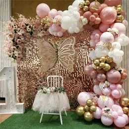 Arche de ballons Rose Gold  Decoración de la boda, Decoración de
