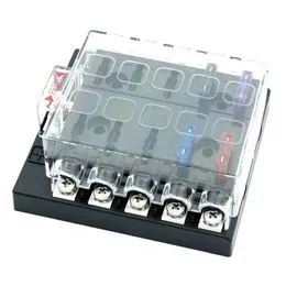 10 Pièces Fusible Relais Réinitialisation Automatique 15A PC Argent - Protecteur Surcharge Disjoncteur Étanche 125/250VAC