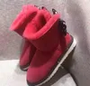 Hot Sell Classic Short Baby Boy Girl Kids Bow-tie Snow Boots Fur Integrated Keep Warm Boots Szie Eur 23-35