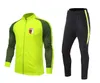 22 FC Augsburg Vuxen Soccer Tracksuit Jacket Men Football Training Suit Kids som kör utomhusuppsättningar Hemkit Anpassa