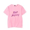 Bad Bunny Rapper Vintage Hip Hop T-shirt Sweatshirt Designer camiseta de manga curta Camiseta de algodão verão casual bad coelho sapato masculino camiseta harajuku roupas 802