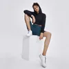 Gym Clothes Women Hoodie L-02 Jacket Cotton Short Navel-opening Yoga Clothing Outdoor Running Fiess Shirt Workout Sport Long-sleeved
