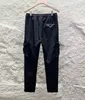 Autumn and Winter New Fashion Black Pants ~ Högkvalitativ silkeslipp Bekväm bomullsmaterial USA-storlek Multi-Pocket Mens Designer