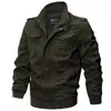 Vendita calda giacca militare da uomo autunno inverno caldo cotone bomber giacche da uomo esercito pilota aeronautica uniforme cappotti casual taglie forti M-6XL