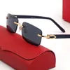Designer Sunglasses for Carti Glasses Buffalo Horn Mens Women Classic Square Leisure Rectangular Gogglesmulticolor Fashion Frames Sunglass