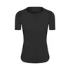 Back Open ed Mesh Women's Tops Sports Short Sleeve Shirt Snabbtorkning av andning Ljus tunt Fiess Gym Yoga T-shirt