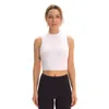 L-20 yoga esportes topos colete apertado de alta elasticidade fiess roupas de ginásio feminino correndo casual activewear camisa superior roupa interior