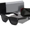 Marca de lujo 2023 polarizados hombres mujeres gafas de sol para hombre para mujer piloto dorado rojo diseñadores UV400 gafas gafas de sol de alta calidad marco de metal negro lente polaroid wo