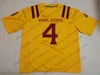 2019 ISU Iowa State Cyclones #2 Sean Shaw Jr. 6 Real Mitchell 5 Allen Lazard 28 Breece Hall Football Men Youth Kid Jersey