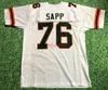 MIT tani niestandardowy Warren Sapp Miami Hurricanes White Jersey zszyte