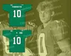 Randy Moss 1997 Marwill University Football Jersey Chad Pennington 10 Byron Left 7 Marshall Herd per uomo donna gioventù cucita nome e