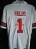 Mit Cheap custom Justin Fields #1 White Ohio State Buckeyes Football Jersey Sugar Bowl MEN WOMEN YOUTH stitch to add any name number XS-5XL