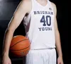 2022 NCAA Buy Custom Brigham Young Cougars Basketball Jersey 32 Jimmer Fredette 4 Alex Barcello 5 Jake Toolson 23 Yoeli Childs 25 Gavin