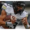 2019 Colorado Buffaloes #1 Jaren Mangham 2 Laviska Shenault Jr. 3 KD Nixon 8 Alex Fontenot Schwarz Grau Weiß Maßgeschneidertes NCAA-Trikot