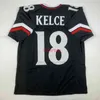 Mit GOEDKOPE CUSTOM Nieuwe TRAVIS KELCE Cincinnati Black College Stitched Football Jersey VOEG ELK NAAMNUMMER TOE