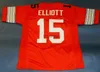 MIT tani niestandardowy Ezechiel Elliott College National Championship Style Schedsed Dowtle Dodaj dowolny numer nazwy