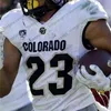 2019 Colorado Buffaloes #1 Jaren Mangham 2 Laviska Shenault Jr. 3 KD Nixon 8 Alex Fontenot Black Grey White Dostosowane koszulka NCAA