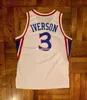 Cheap Vintage Retro 1996 Allen Iverson Phi Top Champion Jersey Pro Cut Uomo Xs-5xl.6xl Maglia da basket cucita Maglia retrò