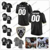 2019 Colorado Buffaloes # 1 Jaren Mangham 2 Laviska Shenault Jr. 3 KD Nixon 8 Alex Fontenot Negro Gris Blanco Camiseta personalizada de la NCAA