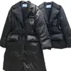 2023 2023 2023 Womens Mens Down Woman Canada Jacket Winter Jackets Coats Long Coat Warm Fashion Parkas with Belt Lady Cotton Outerwear Big Pocket wuliu7 a1