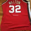 Raro Bill Walton #32 cucito Mitchell Ness Vintage 1976-77 Jersey Sz 56 Mens Vest Taglia Xs-6xl Maglia da basket cucita gilet Camicia