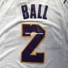 Nieuwe Heren #2 Lonzo Ball Top Basketbal Jersey Amerikaanse Maat Xs-6xl Gestikt Beste Kwaliteit Vest Jerseys vest Shirt