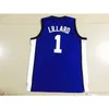 Weber State #1 Damian Lilrd Custom Basketball Jersey New Materials with Double Stitching Custom All Name and Numbers Stitched vest S