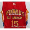 # 15 Bke Griffin Dolphins Mcdonald All American Maillot de basket-ball de haute qualité Rétro Top cousu Cousu Personnaliser un gilet S-6XL Gilet Jerseys