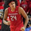 NCAA Rutgers Scarlet Knights Basketball Jersey Ron Harper Jr Clifford Omoruyi Geo Baker Paul Mulcahy Caleb McConnell Mawot Mag Oskar Palmqui