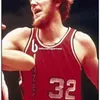 Raro Bill Walton #32 cucito Mitchell Ness Vintage 1976-77 Jersey Sz 56 Mens Vest Taglia Xs-6xl Maglia da basket cucita gilet Camicia