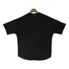 Мужские женские футболки Дизайнерская рубашка 100% чистый хлопок Одежда с буквенным 3D принтом с круглым вырезом с коротким рукавом Черно-белая мода Мужчины Мужчины Женщины