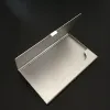 wholesale Aluminum Alloy Business Name Credit ID Card Case Holder Aluminum Business Card Holder card files Aluminum Silver Color ZZ