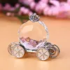 3D Crystal Pumpkin Car Figurines Crafts Wedding Favors Gift Home Decoration LZ042 BJ