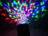 Disco jasne kolorowe DMX 3W DJ LED Auto ruchomą głowicę obrotowe światło RGB Crystal Evening Lights LL