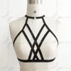 Bdsm female sexy Goth Lingerie Elastic Harness cage bra cupless lingerie Bondage Body elastic harness belt ZZ