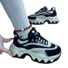 Broken Soft Ledergröße Marke Dad Womens 2023 Neue vielseitige Frühling Casual Elevated Sports Schuhe 87941 22716