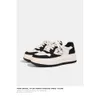 Echte bord luji lederen panda voor vrouwen in het voorjaar 2024 Nieuwe Instagram Populaire student Casual veelzijdige dikke zool kleine witte schoenen 5 Sprg 5