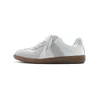 Tyska par 2024 Training White Full Leather Lace Up Flat Bottom Casual Versatile Sports Board Shoes for Women and Men 92147 38108