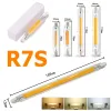 R7S COB LED Glass Tube Light Light ، 78mm/118mm J78 J118 Cob Light ، AC110V/220V Home Halogen Rampion LL