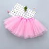 Baby Girls Clothes TUTU Skirts Kids Dance Mini Dresses Ballet Tulle Pettiskirt Fluffy Princess Fancy Party Skirt Costume Dancewear LL