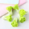 wholesale Eraser Pencil Kawaii erasers cute 2 pcs set cabbage shape Eraser student gift Creative Eraser vegetable style school office ZZ