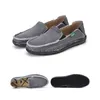 GAI GAI Designer Casual Shoes for Men GAI Denim Slip-on Black Blue Grey Mens Trainers Old Dirty Style Outdoor Sports Sneakers Big Size 39-48 GAI