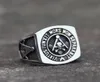 2023 Vem dygd förenar döden kommer inte att skilja Scottish Rite Masonic Rings Men039S rostfritt stål Ring Skullben Biker senaste ewelrylatest -stil