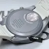 Bioceramiczna planeta księżycowe zegarki męskie pełne funkcja Chronograf Chronograf Silica Gel Watch Mission to Mercury 42mm Watch Limited