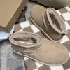 Designer Boot Ultra Platform Mini Woman Ankle Australia Sand Mustard Seed Snow Boots Sheepskin Cowskin Australian Winter Warm S N