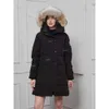 Canadese ontwerper gans halflange versie pufferdons damesjack donsparka's winter dikke warme jassen dames winddicht streetwear308