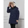 Канадский дизайнерский гусь средней длины, пуховик, женская куртка на пуху, парки, зимние толстые теплые пальто, женская ветрозащитная уличная одежда505
