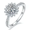 Роскошные ювелирные изделия одно кольцо Mosan для женщин с закрученными руками в форме небесной звезды, стерлинговое серебро S925, новые поступления, офисная карьера